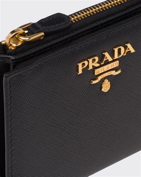 how to clean leather wallet prada|small saffiano leather wallet prada.